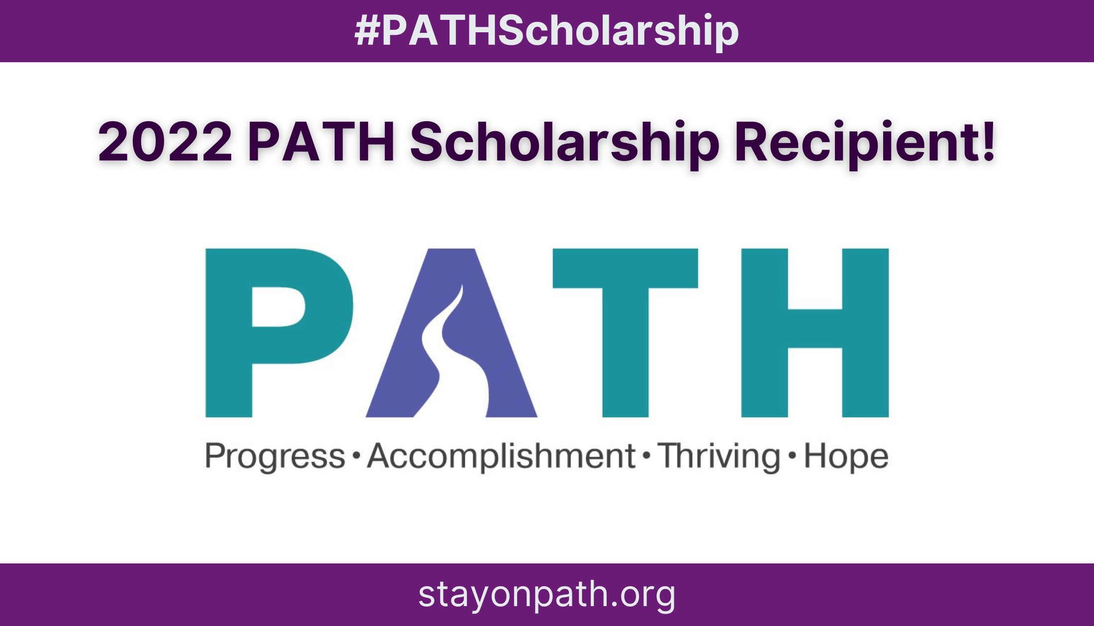The PATH Scholarship Winner 2022 is CCTC