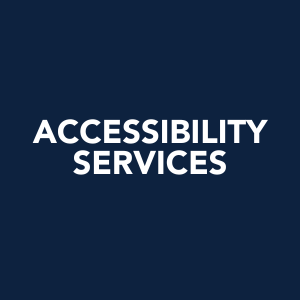 Accessibility Services menu item