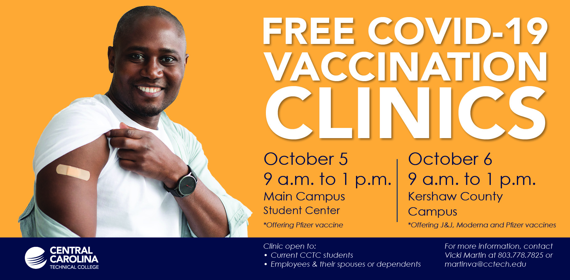 Covid-19 Free Vaccine Clinics