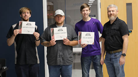 Students receive Haas CNC certification news item